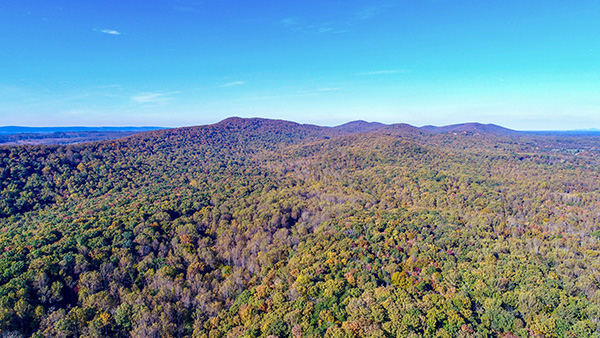 牛潤山自然區保護區鳥瞰圖