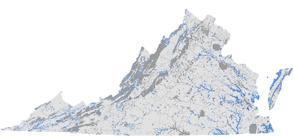 維吉尼亞保護地圖