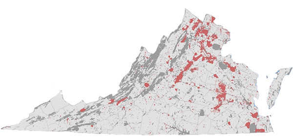 維吉尼亞保護地圖