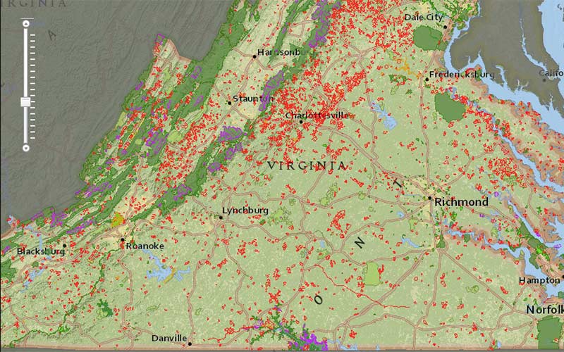 DCR 的保護土地資料庫