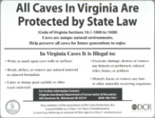 洞穴保護標誌的圖像