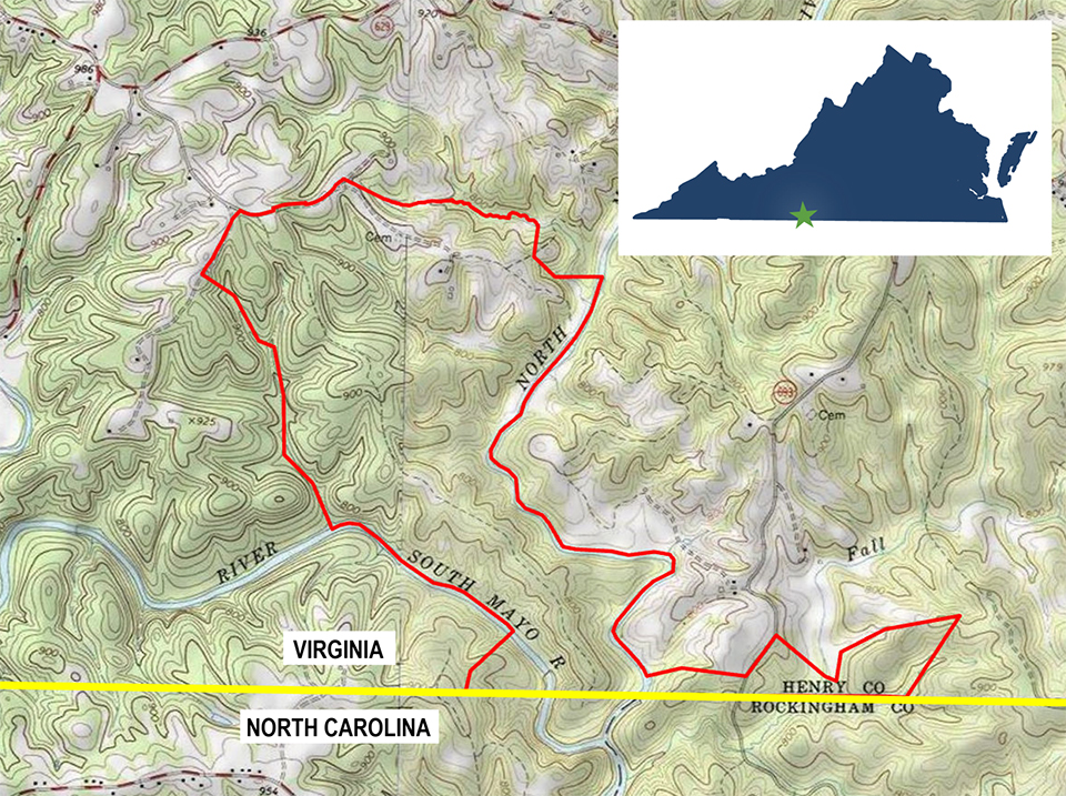 梅奧河州立公園地圖
