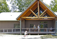 公園的六臥室小屋。