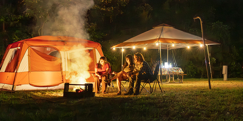 在波卡洪塔斯州立公園露營