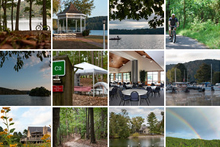 克萊特湖州立公園的閃爍照片