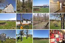 水手溪戰場州立公園的閃爍照片