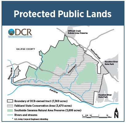 福克蘭州保護區與自然區保護區的地圖