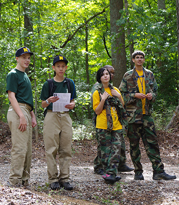 在國家公園定向