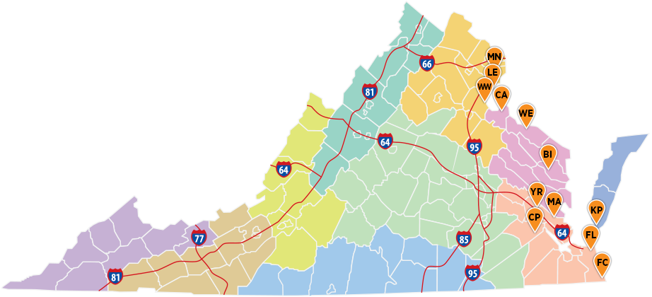 沿海健行公園地圖